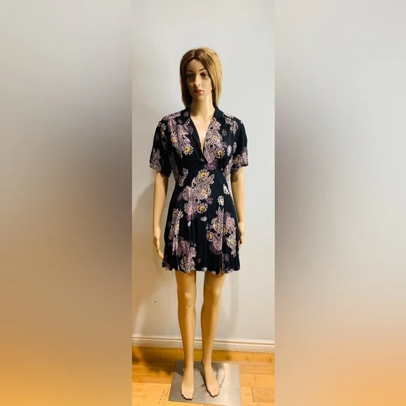 mini dress with cherries Blooming Serenade Mini Dress– Teuta Matoshi